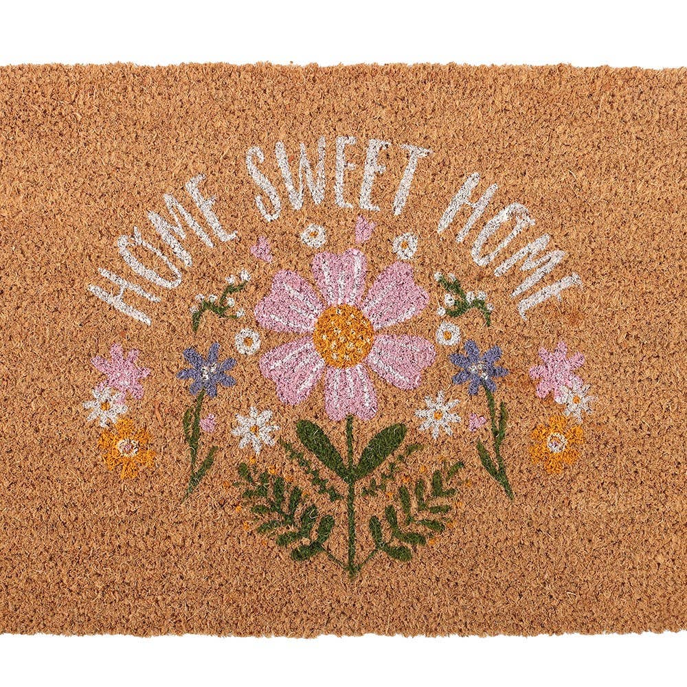 Daisy Home Sweet Home Natural Doormat