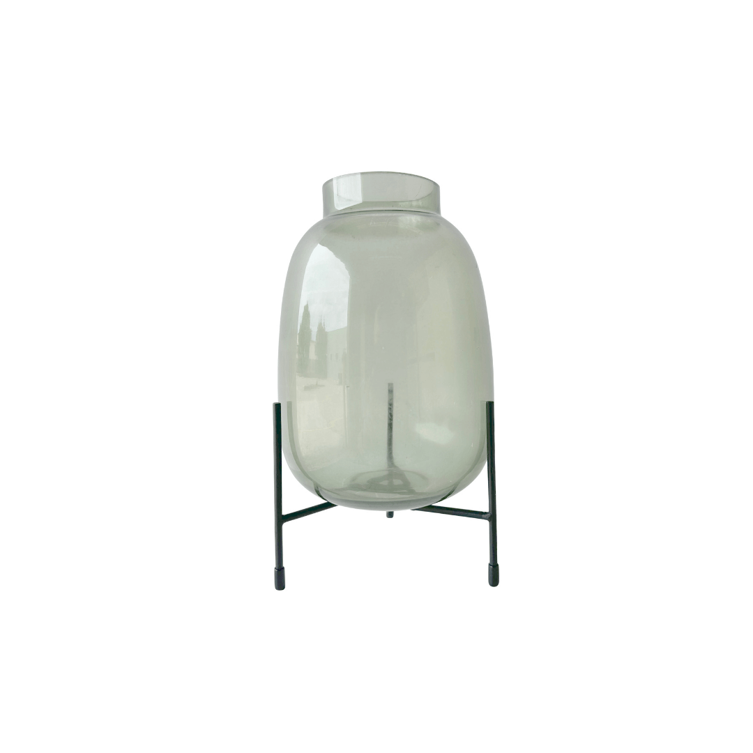 Jasper Vase on Stand