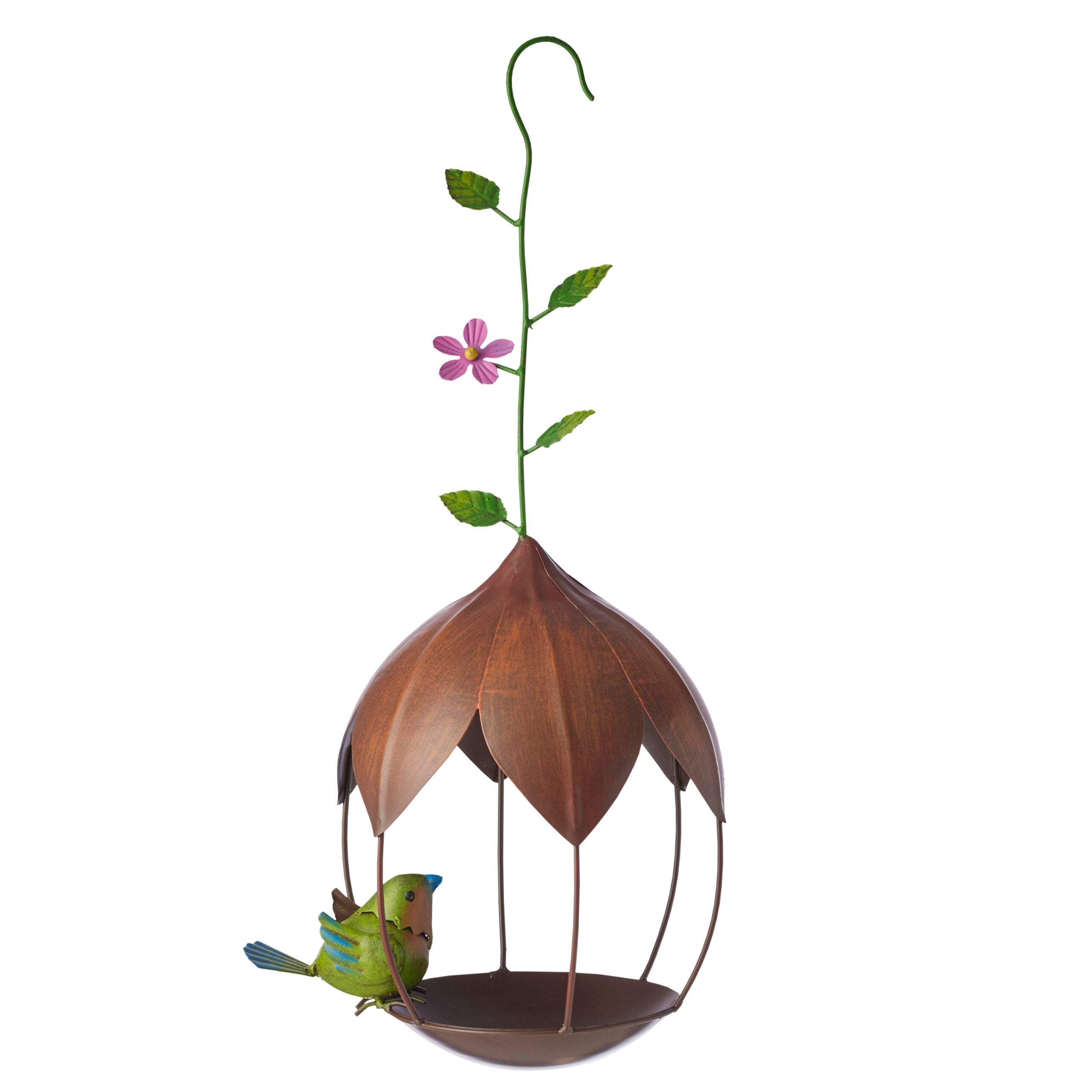 Hanging Birdfeeder With Flower