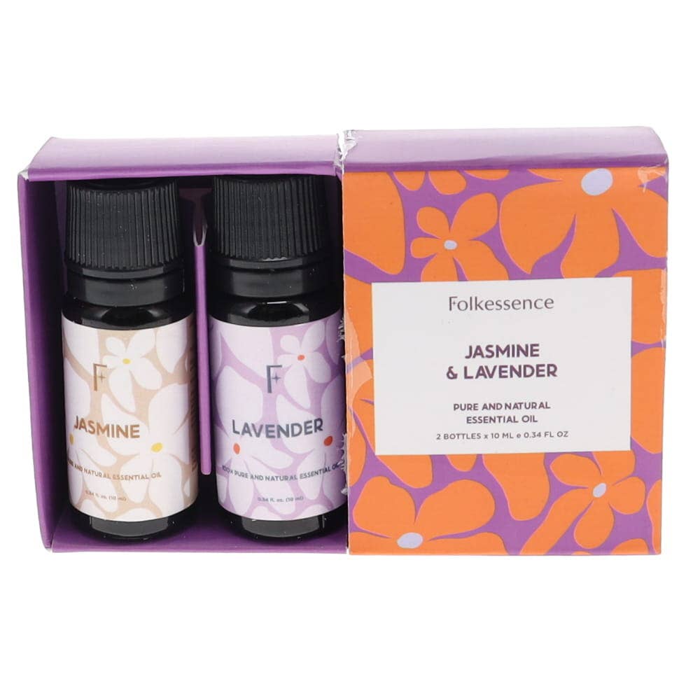 Jasmine and Lavender 10ml Essential Oil (Pack of 2)
