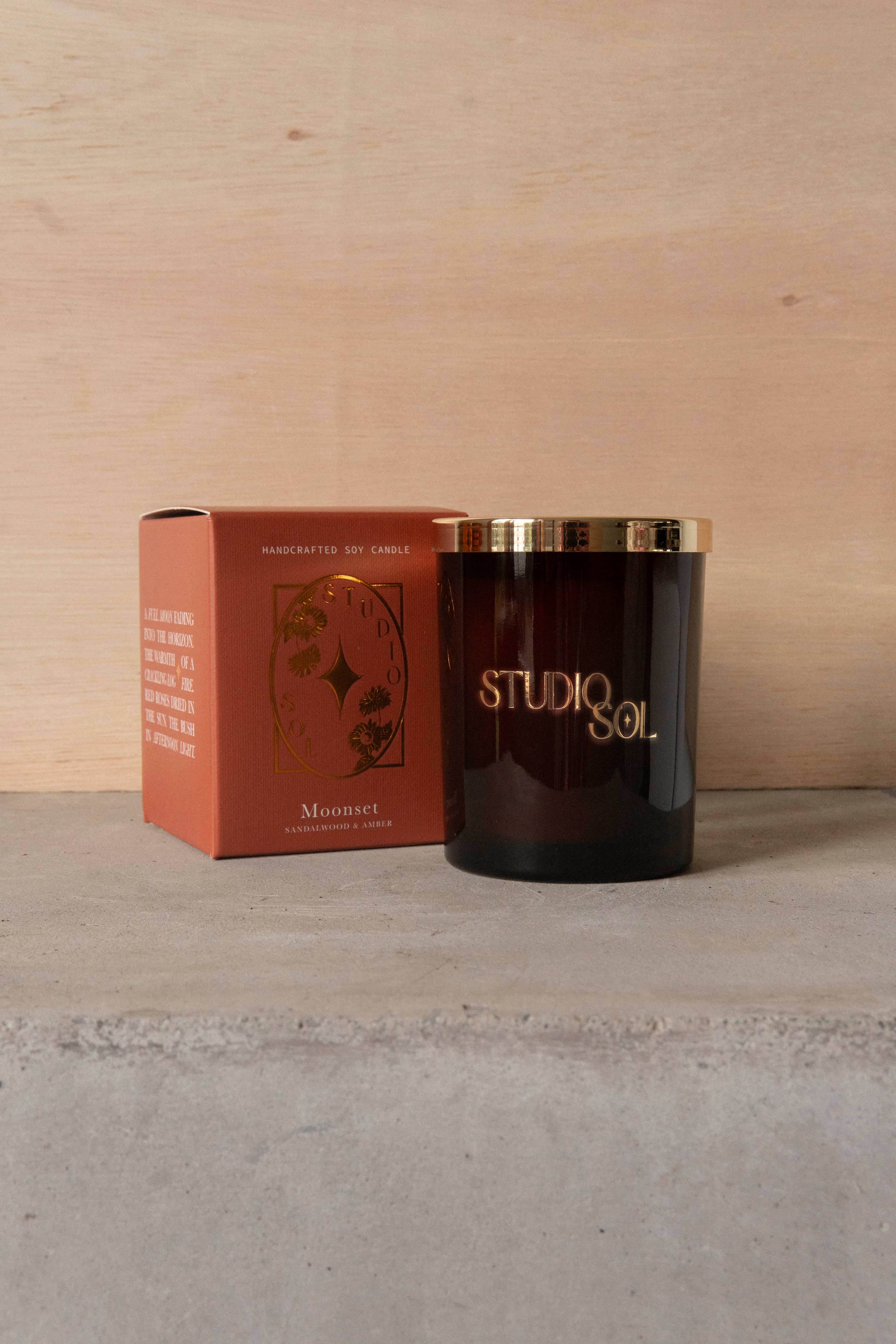 Moonset Candle | Amber & Sandalwood