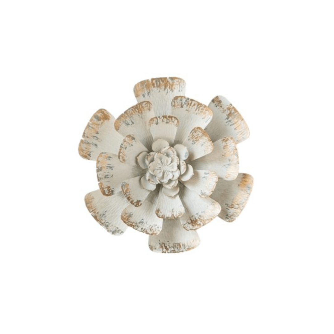 Amelia White Flower Wall Art