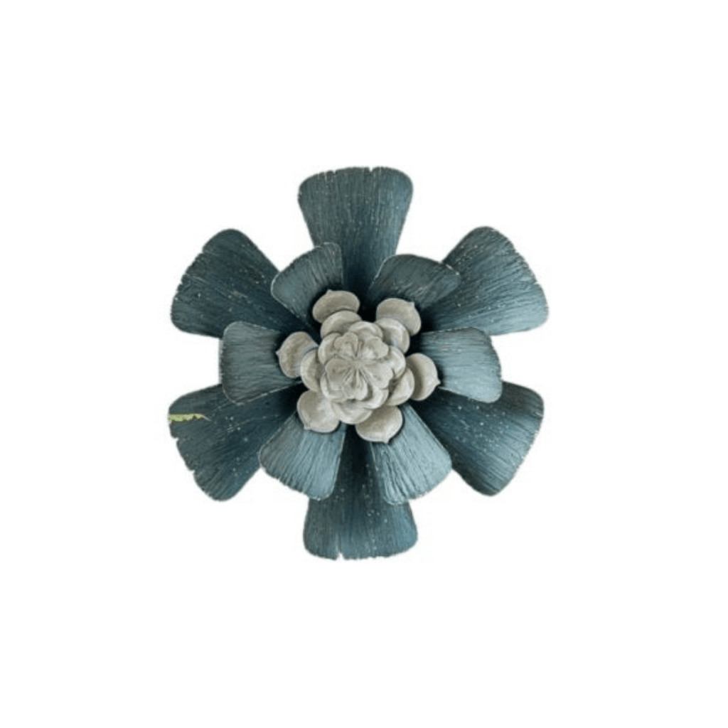 Amelia Blue Flower Wall Art