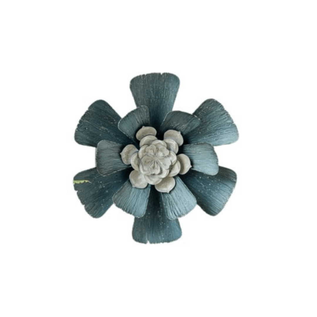 Amelia Blue Flower Wall Art