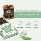 California White Sage Incense Bricks Refill Pack