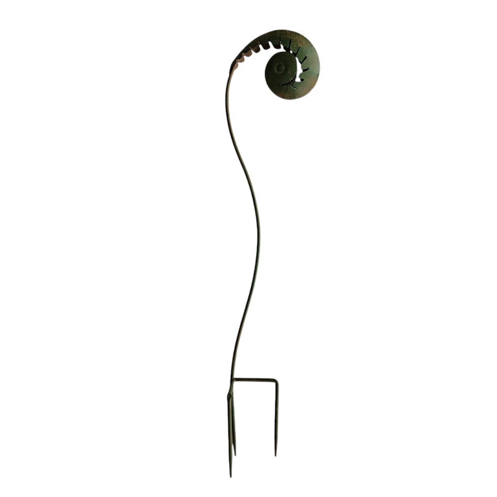 Furled fern frond stake