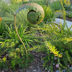 Furled fern frond stake