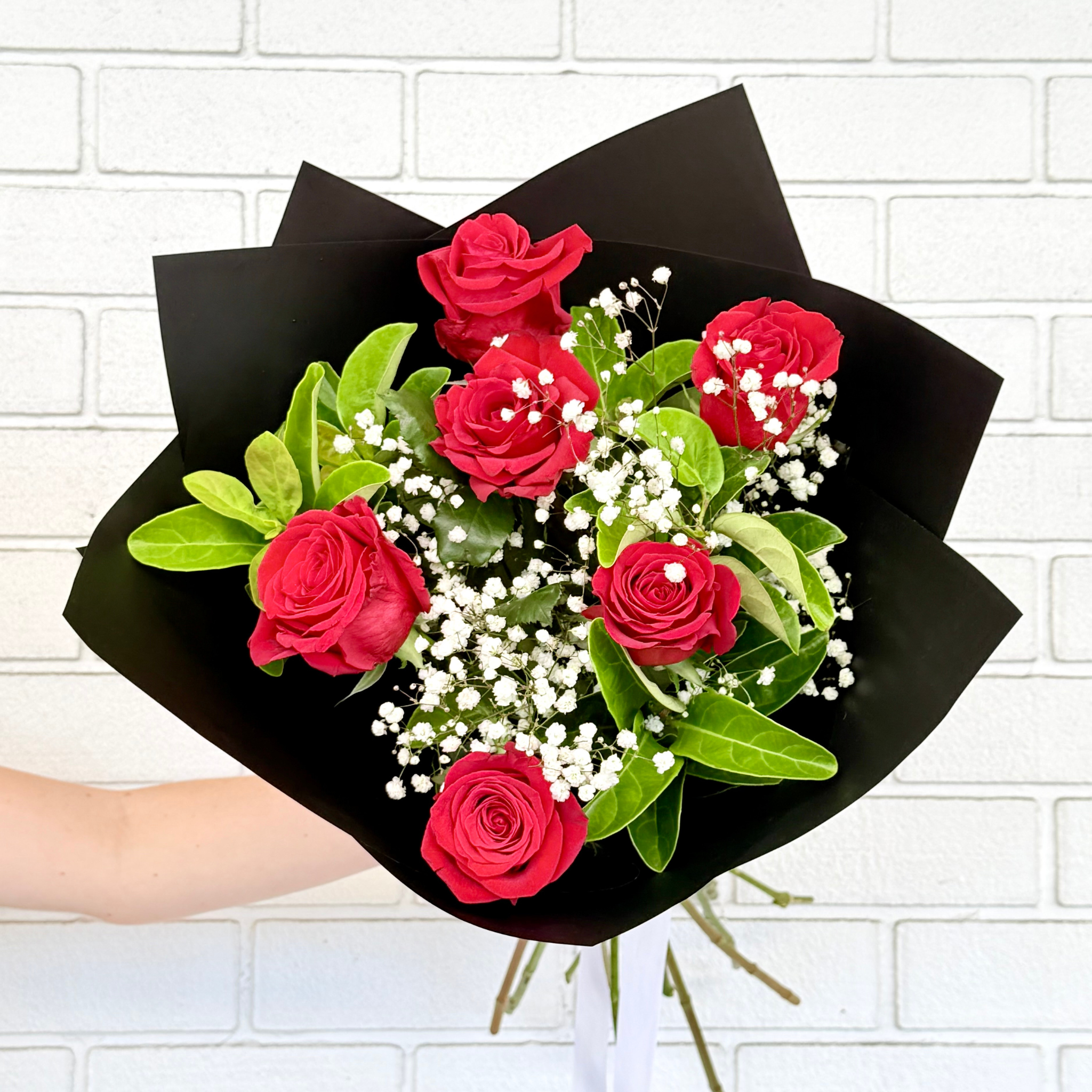 Half Dozen Rose Bouquet