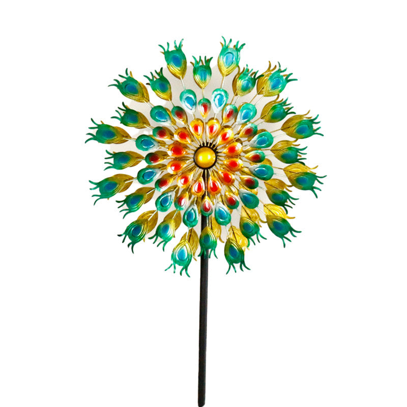 Peacock Wind Spinner