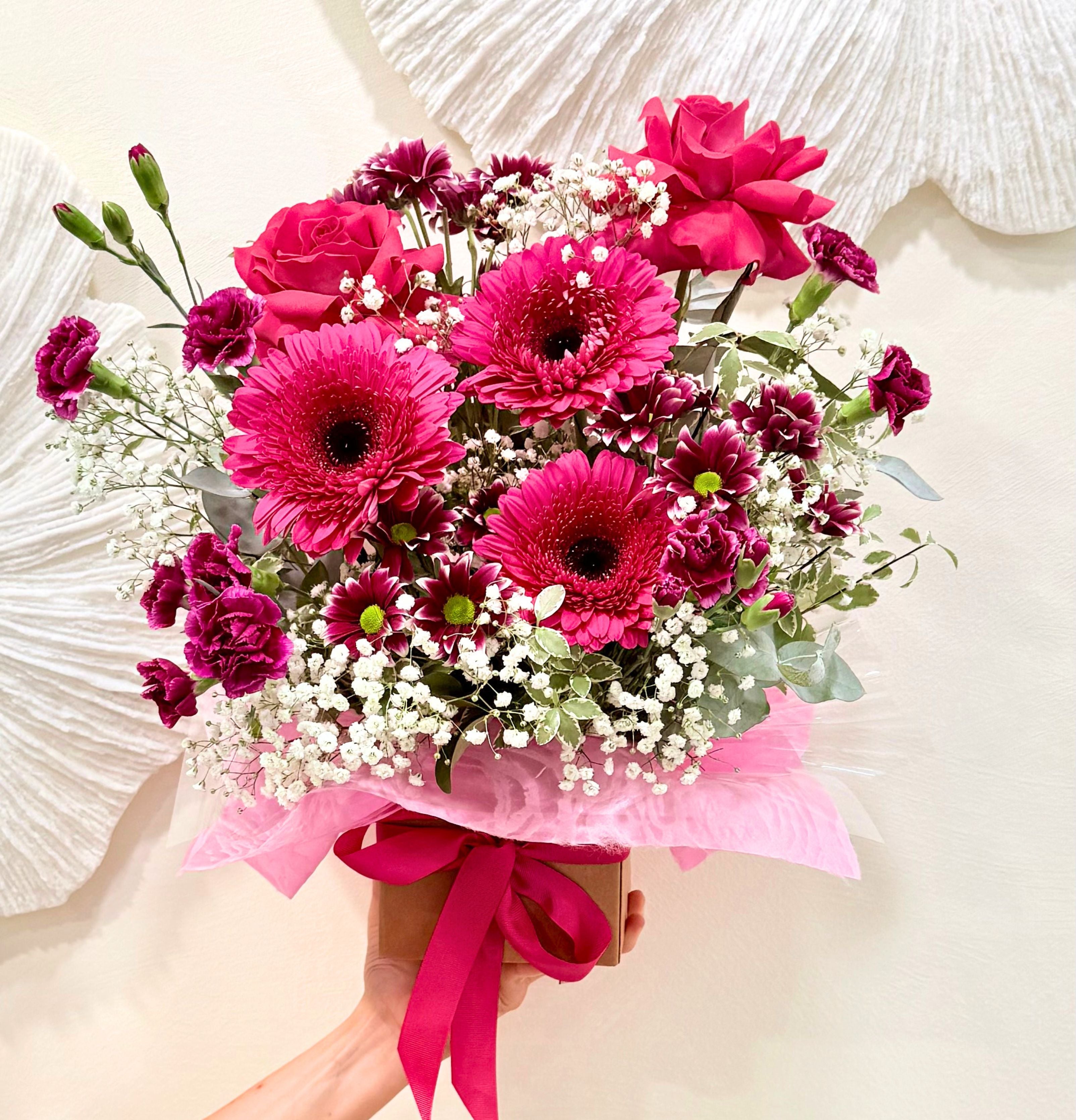 Hot Pink Box Arrangement