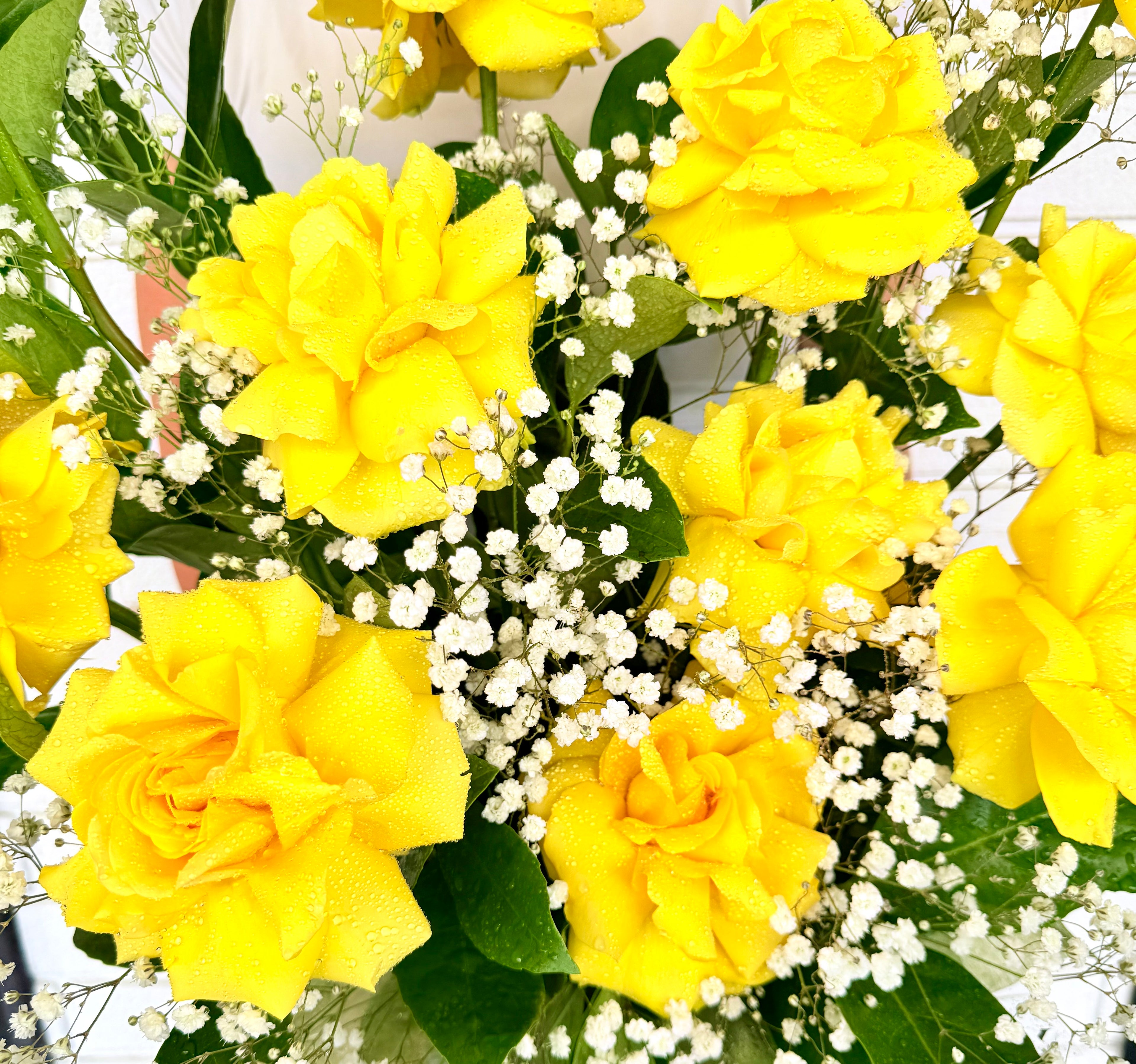 Yellow Dozen Rose Box Arrangement