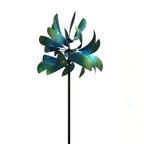 Ocean Blue Leaf Windspinner