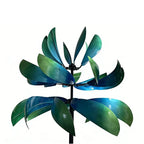Ocean Blue Leaf Windspinner