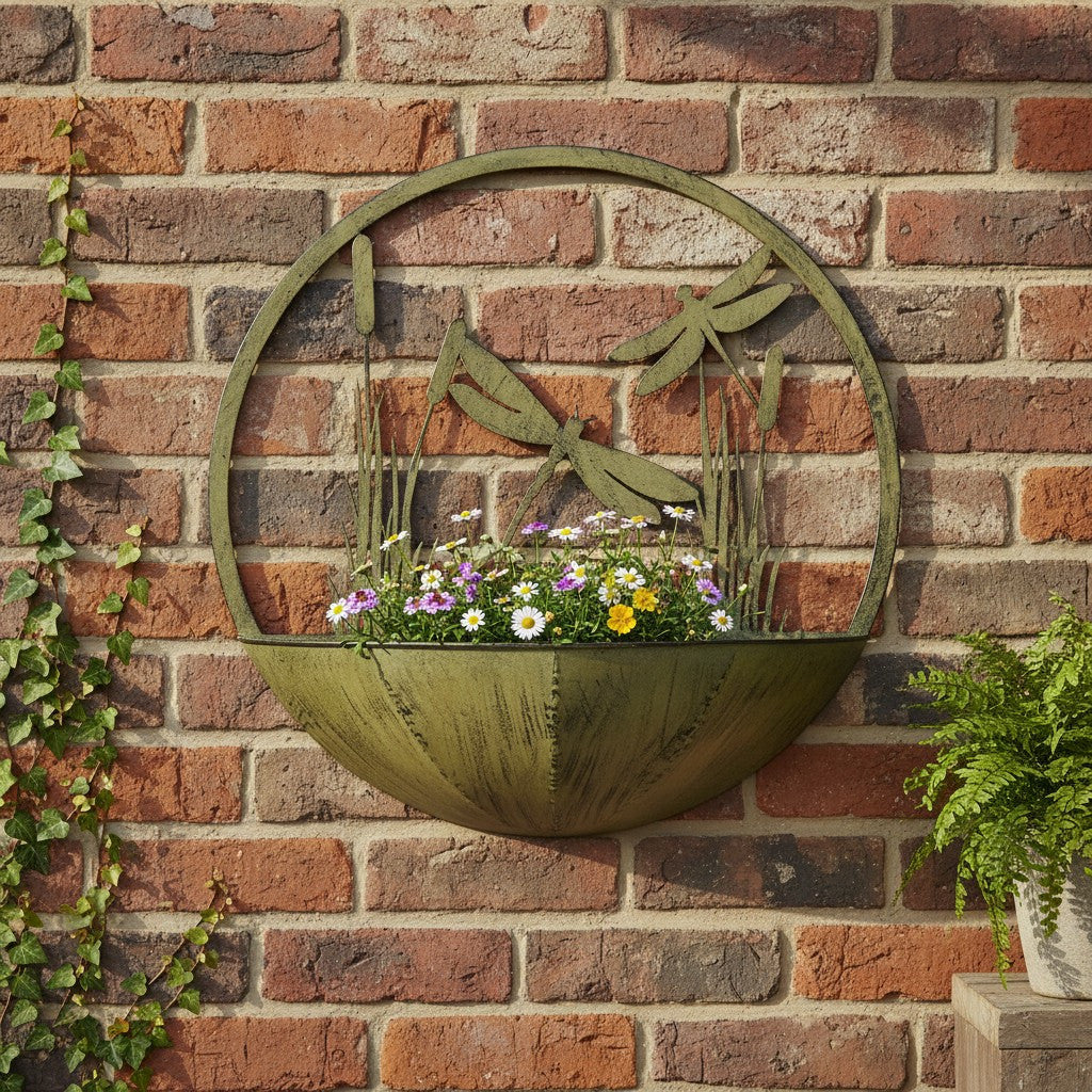 Dragonfly Wall Planter