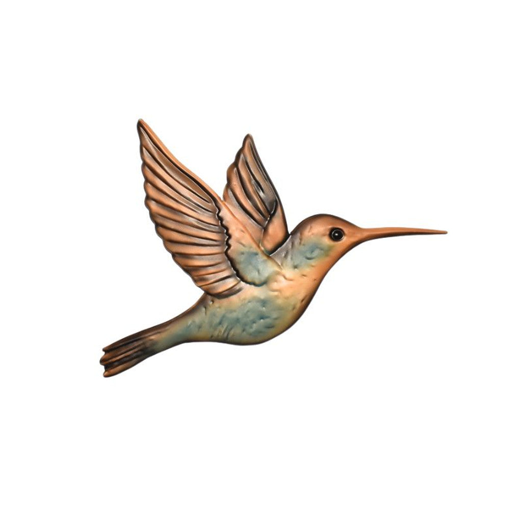 Patina Hummingbird Wall Art