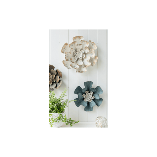Amelia White Flower Wall Art
