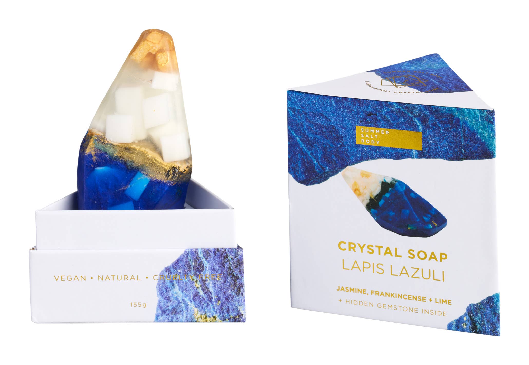 Lapis Crystal Soap - with hidden crystal!