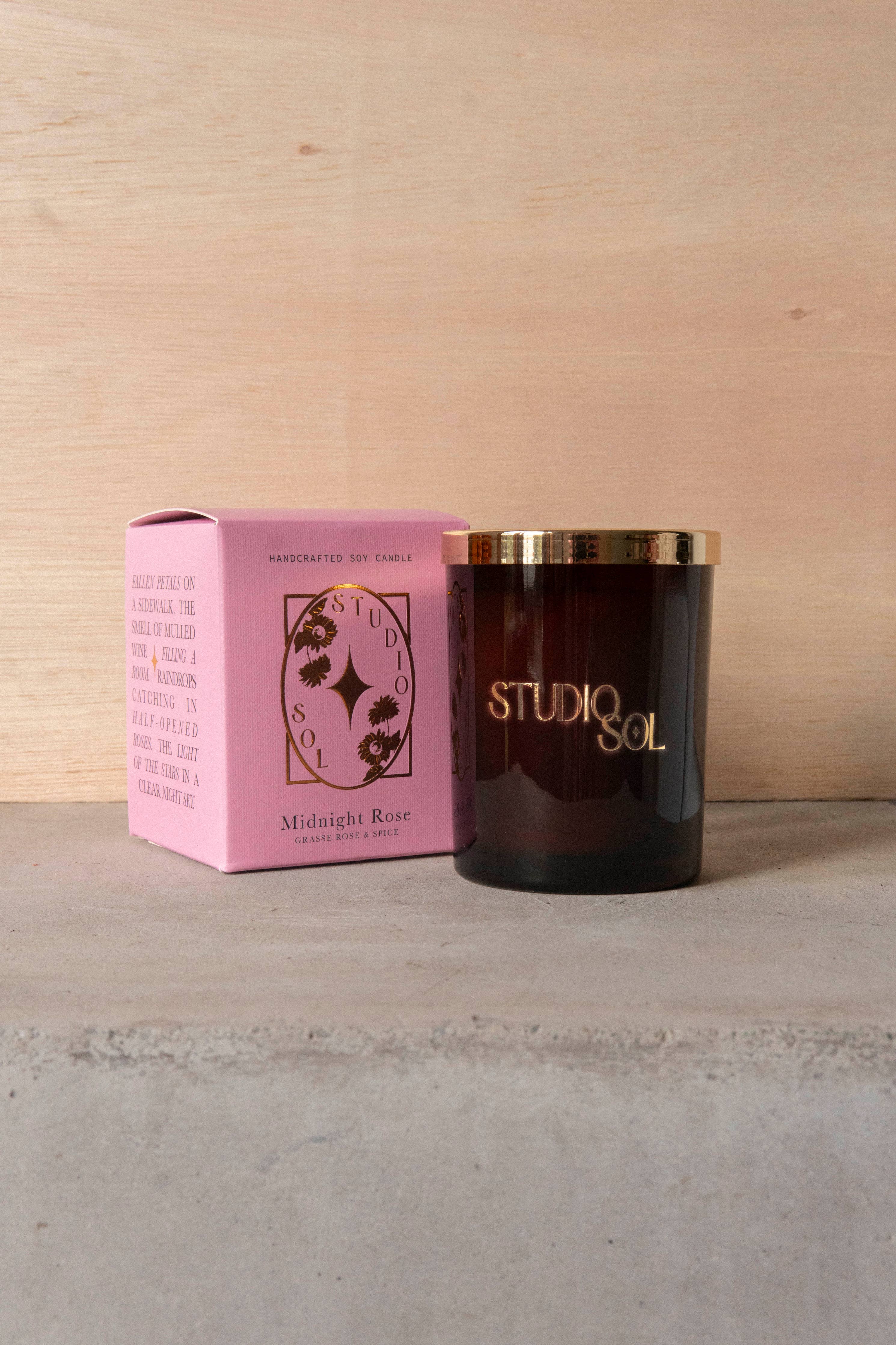 Midnight Rose Candle | Grasse Rose & Spice