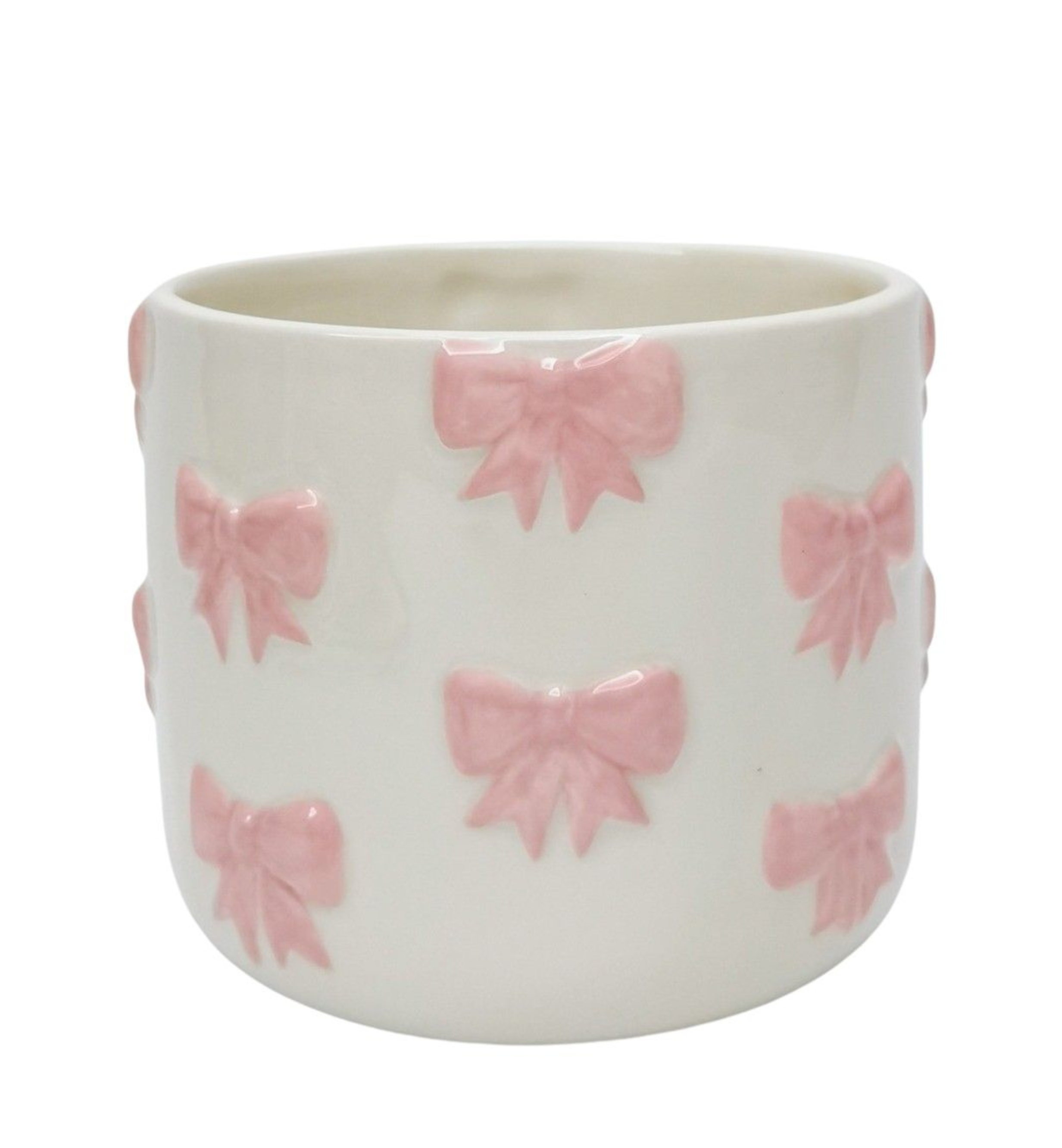 Syngonium Plant in Pink Bow Planter