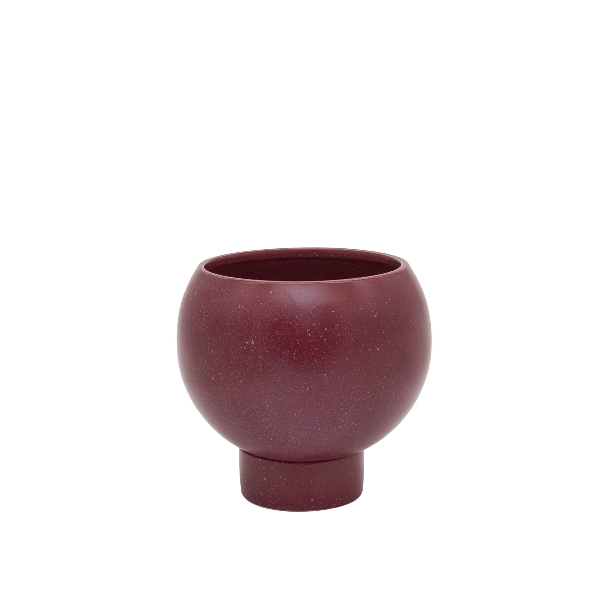Small Orbit Plant Pot Ruby