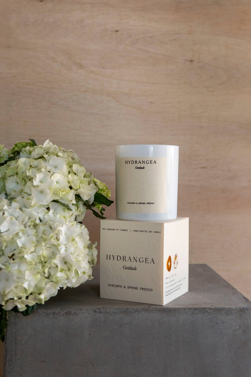 Hydrangea Candle | Gratitude