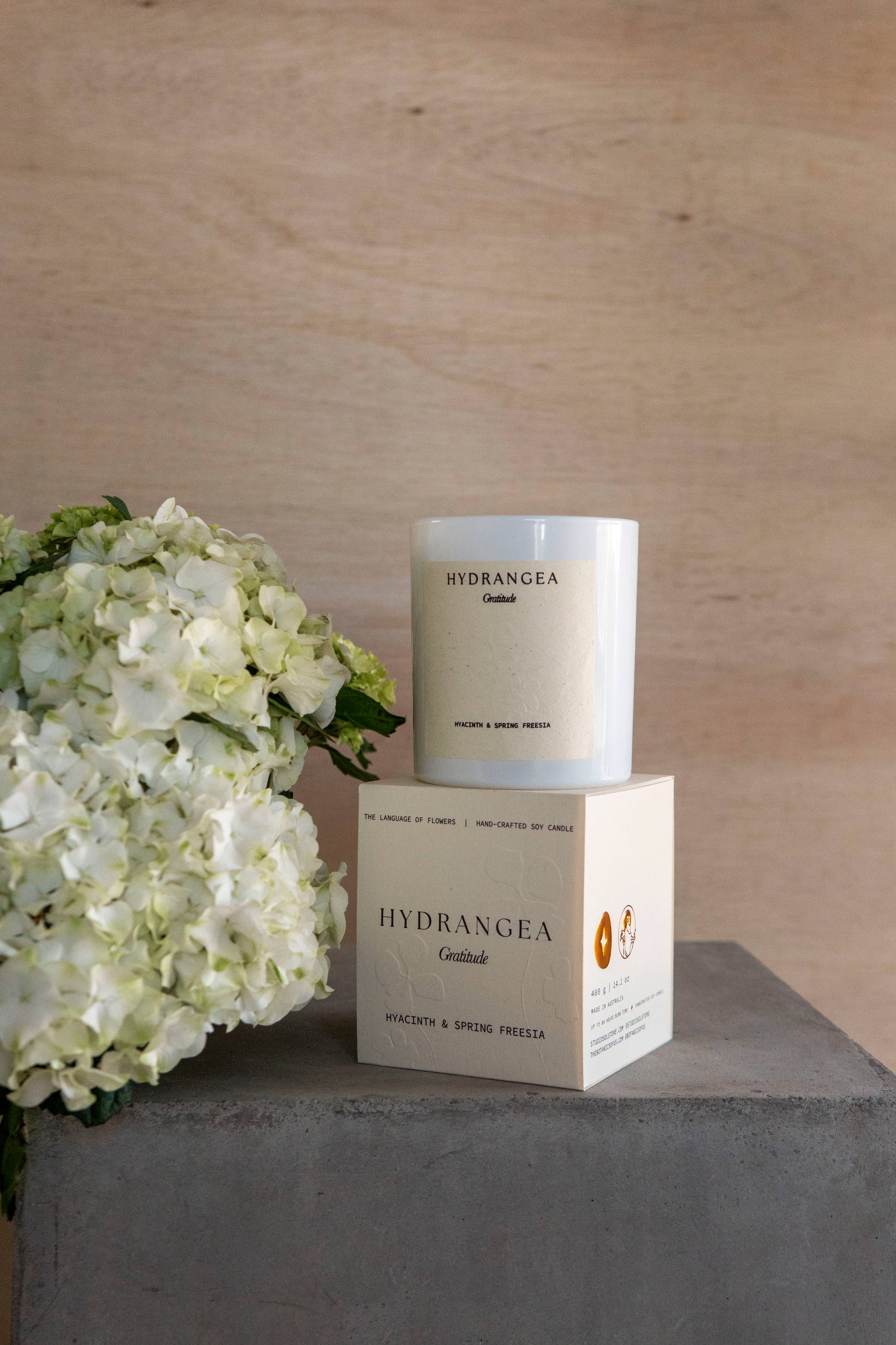 Hydrangea Candle | Gratitude