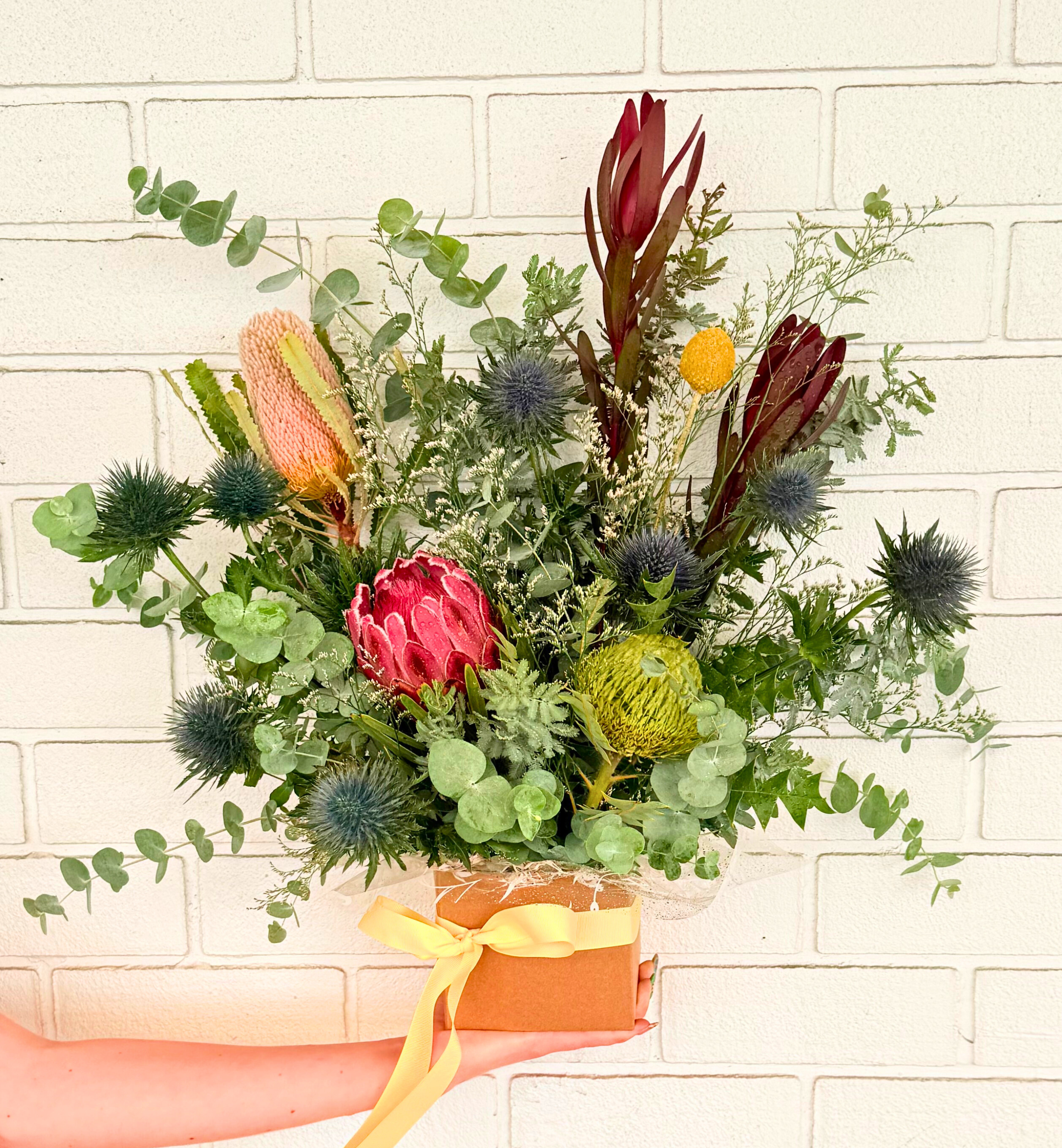 Seasonal Native Box Arrangement